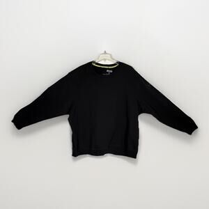Duluth Trading Co. Men's Size 3XL Tradetek Heavyweight sweatshirt Black Crew